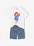 Gestreepte pyjama short PADDINGTON marineblauw, gestreept - vertbaudet enfant 