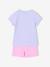 Pyjamashort meisjes SQUISHMALLOWS lavendel - vertbaudet enfant 