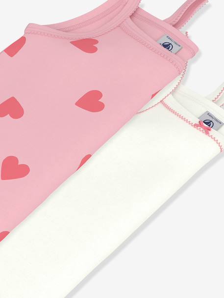 Set van 2 hemdjes kind PETIT BATEAU wit - vertbaudet enfant 