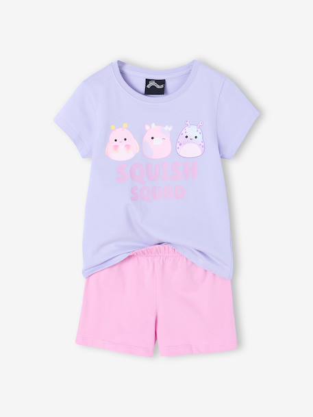 Pyjamashort meisjes SQUISHMALLOWS lavendel - vertbaudet enfant 