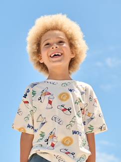 -T-shirt jongens korte mouwen