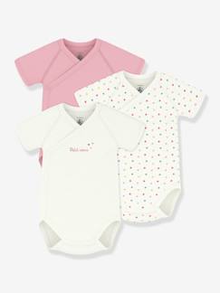 Baby-Body-Set van 3 gekruiste body's baby