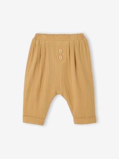 -Broek in harem-model van hydrofiel katoen baby jongen