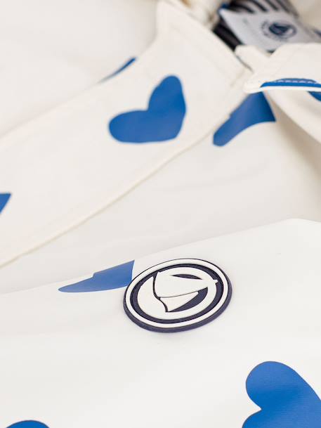 PETIT BATEAU regenjas voor kinderen ecru - vertbaudet enfant 