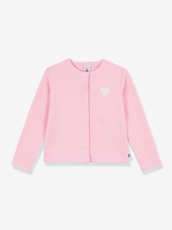 Meisje-Effen katoenen vestje voor kinderen van PETIT BATEAU