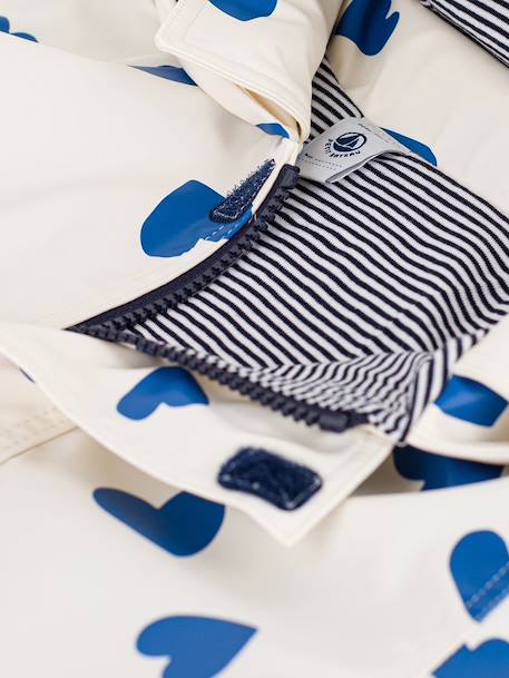 PETIT BATEAU regenjas voor kinderen ecru - vertbaudet enfant 