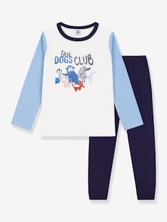 Jongens-PETIT BATEAU katoenen pyjama voor kinderen met hondenprint