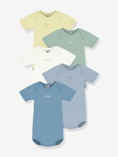 Baby-Body-Set van 5 body's katoen PETIT BATEAU