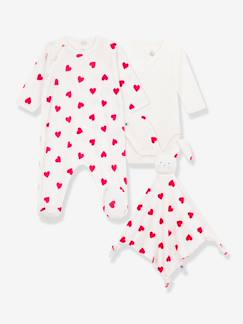 Baby-Babyset-Geboortekoffertje katoen hart Petit Bateau