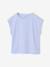Set van 3 Basics meisjesshirts met korte mouwen bleekblauw+grijsblauw+roze (poederkleur) - vertbaudet enfant 