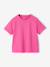Set van 3 effen t-shirts voor meisjes ecru+lichtroze - vertbaudet enfant 