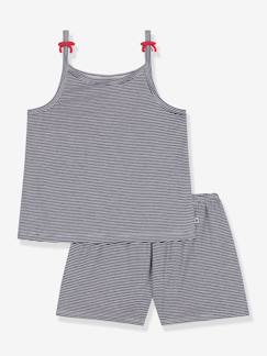 Meisje-PETIT BATEAU pyjama set met bretels