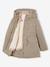 3-in-1 parka voor meisjes, parka en windjack met bloemenprint kaki - vertbaudet enfant 