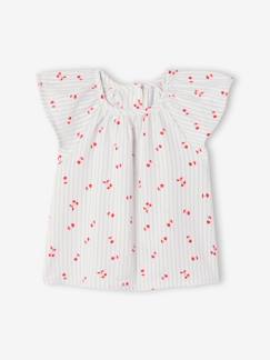 -Blouse met korte mouwen voor babymeisjes