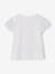 T-shirt met korte mouwen met bloemenprint wit - vertbaudet enfant 