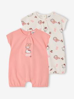 Baby-Set van 2 body's babypakje HELLO KITTY kersen