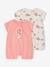 Set van 2 body's babypakje HELLO KITTY kersen snoepjesroze - vertbaudet enfant 