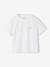 Set van 3 effen t-shirts voor meisjes ecru+lichtroze - vertbaudet enfant 