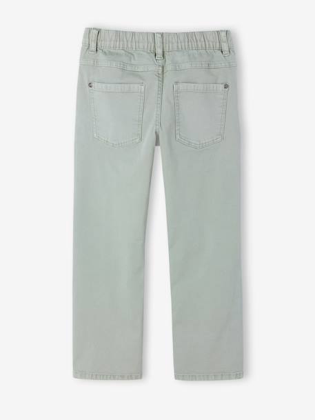 Onverwoestbare jongensbroek die makkelijk aan te trekken is beige+kaki+nachtblauw+saliegroen - vertbaudet enfant 