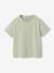 Set van 3 effen t-shirts voor meisjes ecru+lichtroze - vertbaudet enfant 