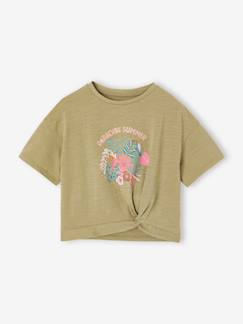 Meisje-T-shirt met korte mouwen voor meisjes Ha