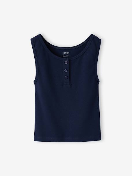 Set van 2 hemdjes voor meisjes JONEN marineblauw - vertbaudet enfant 