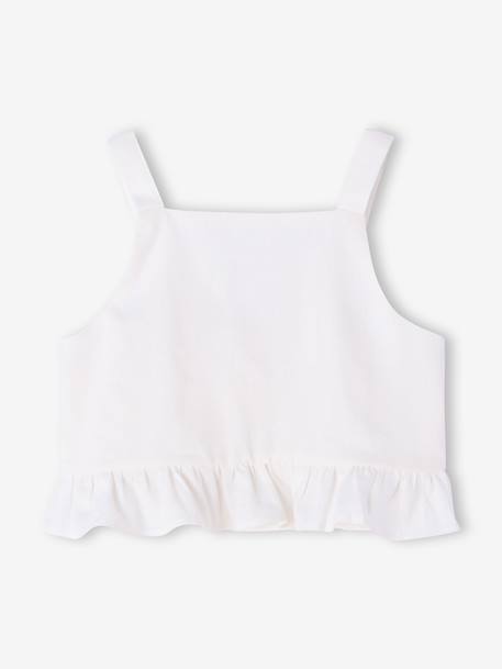 Set broek hemdje bretels wit - vertbaudet enfant 