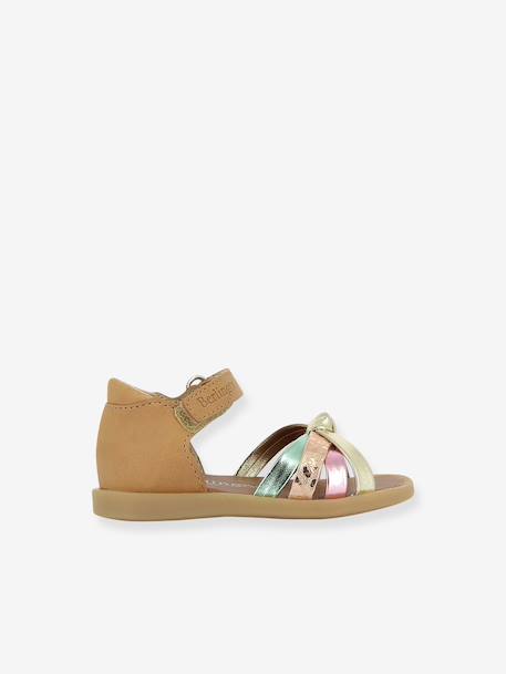 Sandalen meisjes wandelaar RO-MINET BERLINGOT kameel - vertbaudet enfant 