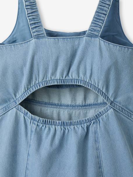 Jurk met opening aan de achterkant lichtblauw - vertbaudet enfant 