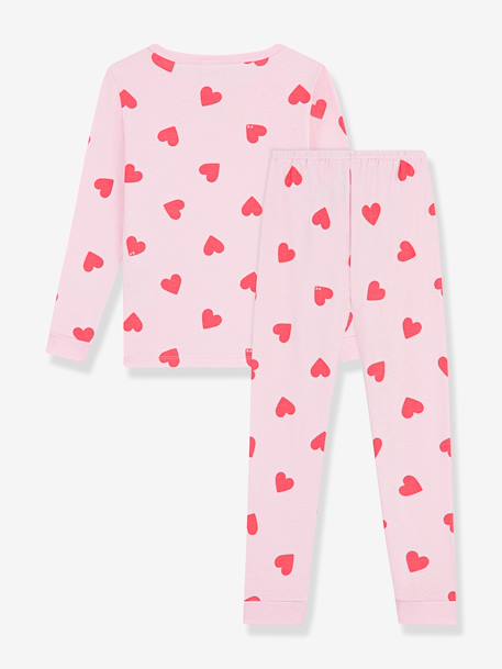 Kinderpyjama met hartjes PETIT BATEAU rozen - vertbaudet enfant 