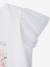 T-shirt met korte mouwen met bloemenprint wit - vertbaudet enfant 