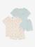 Set van 2 pyjama's van bedrukte katoen PETIT BATEAU wit - vertbaudet enfant 