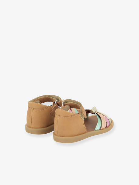 Sandalen meisjes wandelaar RO-MINET BERLINGOT kameel - vertbaudet enfant 