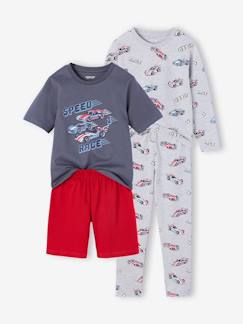 -Set van 2 pyjama's voor jongens met lange mouwen