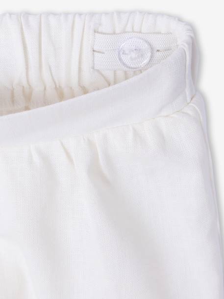 Set broek hemdje bretels wit - vertbaudet enfant 