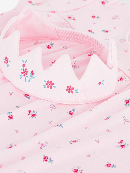 Nachtjurk en diadeem PETIT BATEAU lichtroze - vertbaudet enfant 