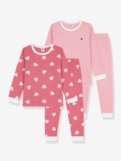 Meisje-Set van 2 pyjama's katoen PETIT BATEAU