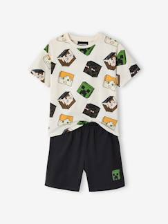 Jongens-Minecraft pyjama babyset voor jongens