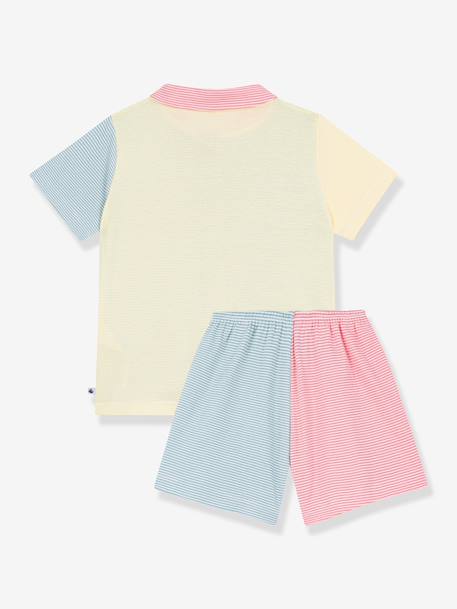 PETIT BATEAU pyjama short set wit - vertbaudet enfant 