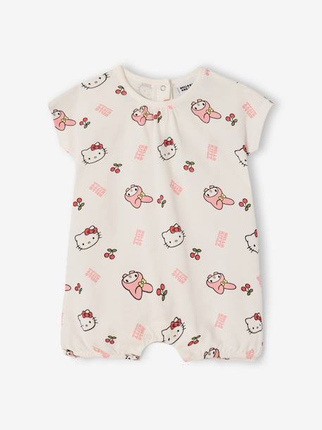 Set van 2 body's babypakje HELLO KITTY kersen snoepjesroze - vertbaudet enfant 