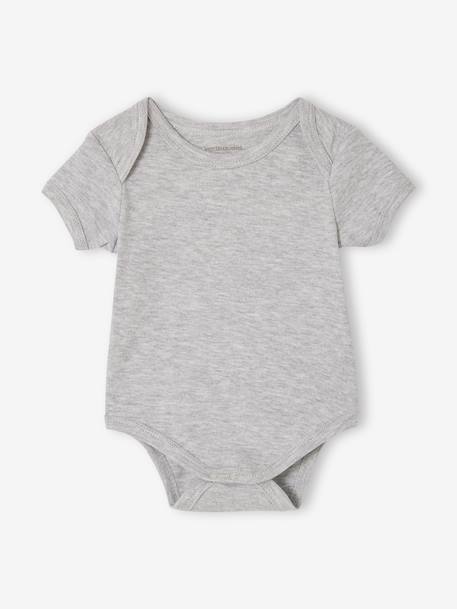 Set van 5 body's baby korte mouwen veel wit - vertbaudet enfant 