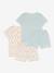 Set van 2 pyjama's van bedrukte katoen PETIT BATEAU wit - vertbaudet enfant 
