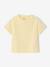 Set van 3 effen t-shirts voor meisjes ecru+lichtroze - vertbaudet enfant 