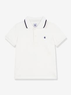 Jongens-PETIT BATEAU polo voor kinderen met korte mouwen