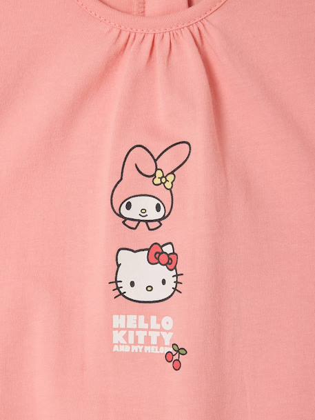 Set van 2 body's babypakje HELLO KITTY kersen snoepjesroze - vertbaudet enfant 