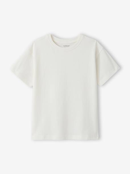 Set van 3 effen Basics jongensshirts olijf - vertbaudet enfant 