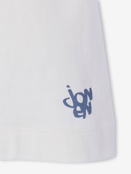 Set van 2 T-shirt met korte mouwen grijsblauw - vertbaudet enfant 