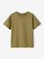 Set van 3 effen Basics jongensshirts olijf - vertbaudet enfant 