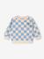Baby sweater voor jongens 'Team Soleil' grijsblauw - vertbaudet enfant 