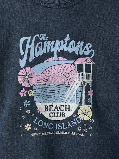 Hamptons sweater voor meisjes marineblauw - vertbaudet enfant 